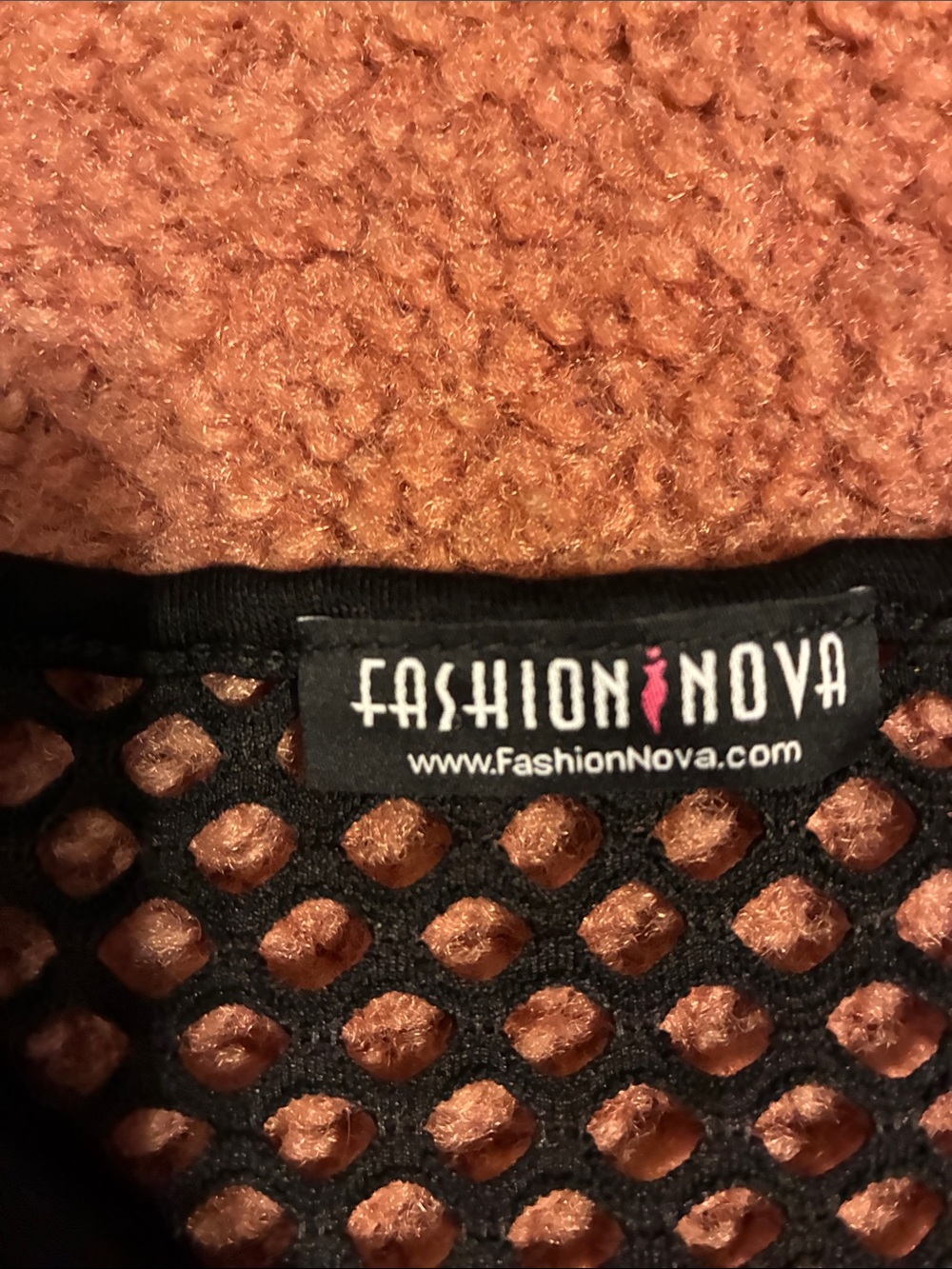 Fashion Nova Black Mesh One-Piece Bodysuit - Picture 2 of 6